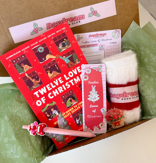 Pre- Order -Twelve Loves of Christmas - 12 Day Advent Book & Bookish Accessories